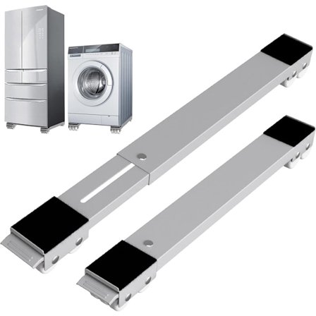 Tvådelad mobil bas - kylskåpsbasenhet - universella remskivor med justerbart fast lås