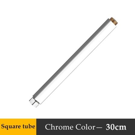 Rör fyrkantigt badrum dusch arm hög kvalitet rostfritt stål rund dusch förlängning