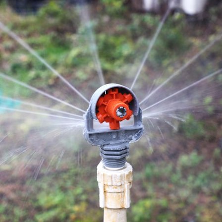 Micro-Drip 6-pintainen tippukastelu- ja sumutussuutin: Säädettävä sprinklerin suutin