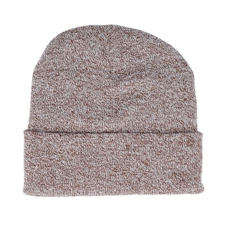 Beechfield - Beige cuff Mütze - Heather Oatmeal Cuff Blank Beanie @ Hatstore