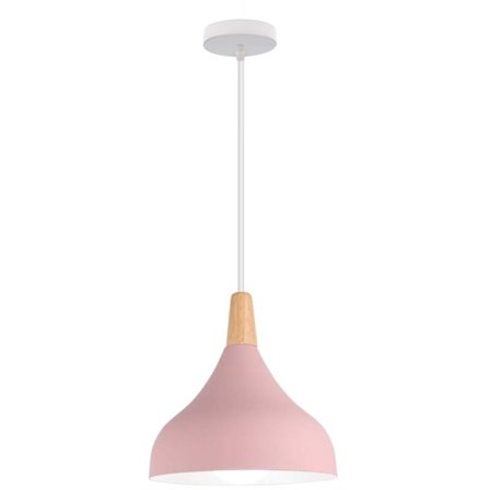 Moderne enkel taklampe, rosa hengelampe, innendørs lysekrone