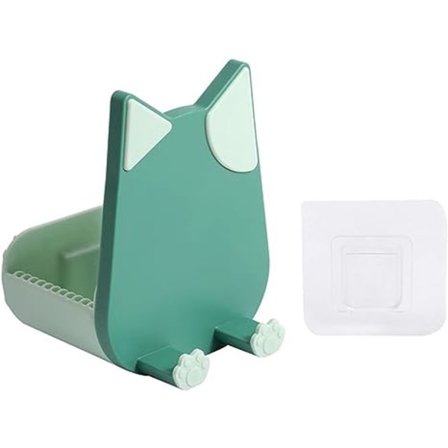 Lusikanpidike Seinälle Asennettava Kattilankannenpidin Säilytysteline Leikkuulauta Liimakeittiövälineet Piirretty Pannunkansi Kissanmuoto Ei 