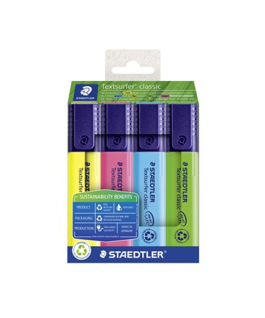 Staedtler Textmarker Textsurfer classic 4er-Set sort. retail