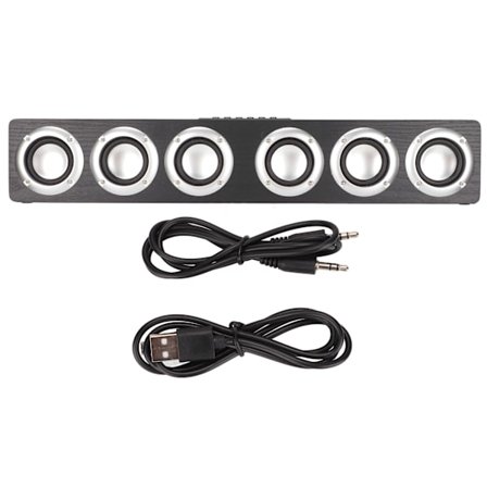 Bluetooth 5.0 Trådlös Soundbar med Stark Bas för Telefon Surfplatta PC TV