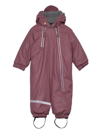 Pu Snow Suit 2 Zip Recycled Pink Mikk-line
