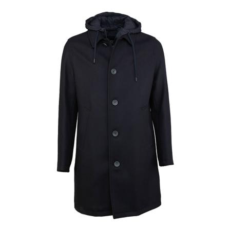 Herno, Single-Breasted Coats Niebieski, Mężczyzna, Rozmiar: S