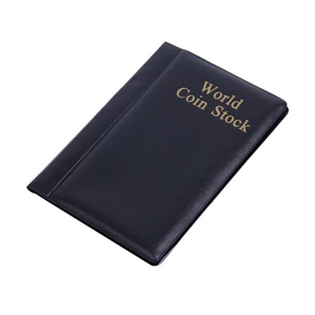 Valutamøntalbum Møntvalutaindsamling Binder Lommemønt - Sort