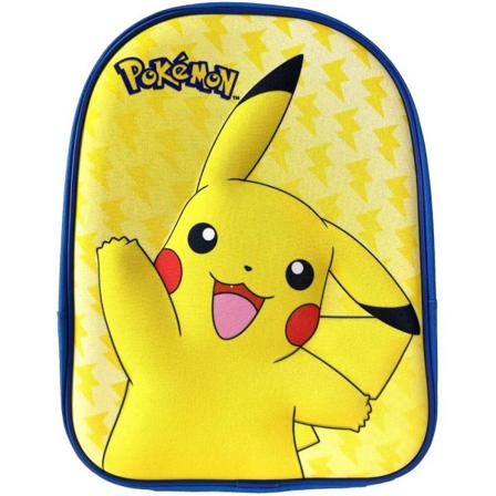 Pokemon Pikachu Ryggsäck Junior 3D Motiv Skolväska 28x21x8cm multifärg one size