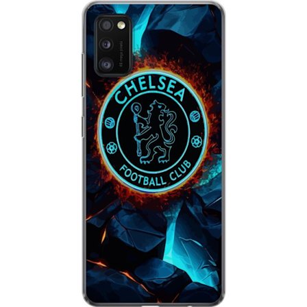 Yhteensopiva Puhelinkuori Samsung Galaxy A41 Chelsea Jalkapalloseura Englanti Premier League Kilpailukykyinen Joukkue Tekninen Laatu ja Globaali Kanna