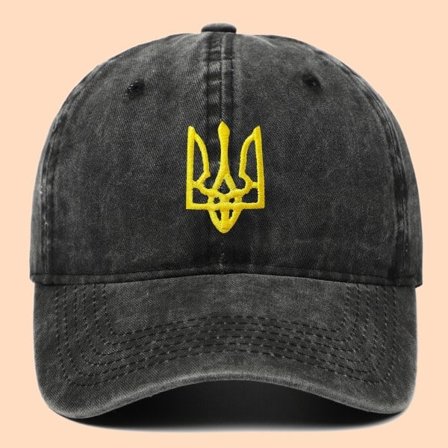 War Peace Keps Ukraina Nationellt Emblem Flagga Baseballkeps