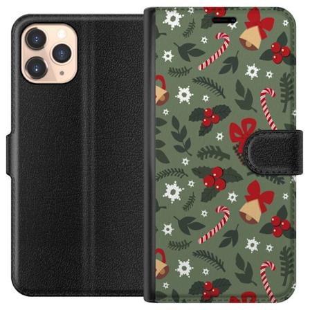 Apple iPhone 11 Pro Lompakkokotelo Hauskaa joulukuviota