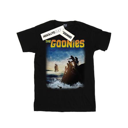 The Goonies Dam T-shirt i bomull för kvinnor/damer Black XXL