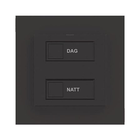 CTM Lyng Sparebryter Dag/Natt Sort mTouch