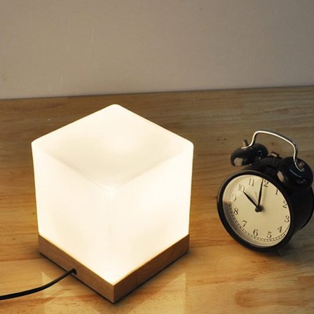 Nattbordslamper, moderne LED-nattbordslamper skrivebordslampe enkel Ni