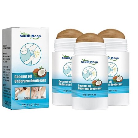 3x Deodorant för Kvinnor & Män - Stark Svettdoft, Anti-Svettande, Långvarig Underarm