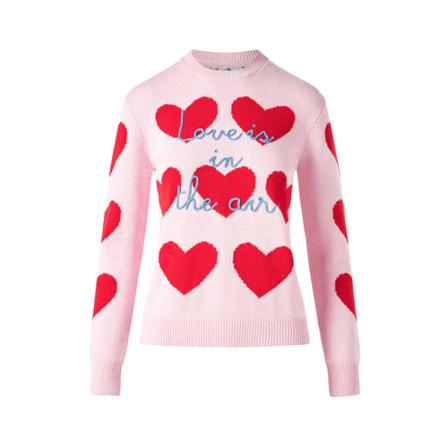 Saint Barth, Round-neck Knitwear Roze, Dames, Maat:M
