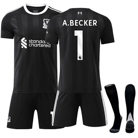 2025-2026 Liverpool Fotballdraktsett Barn Voksen Nr. 1 A.Becker