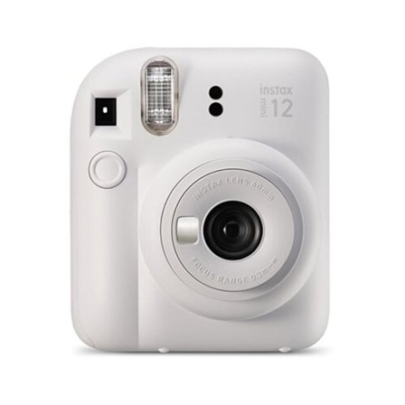 Sofortkamera - FUJIFILM - Instax Mini 12 - Hvid ler - Automatisk eksponering - Selfie-spejl