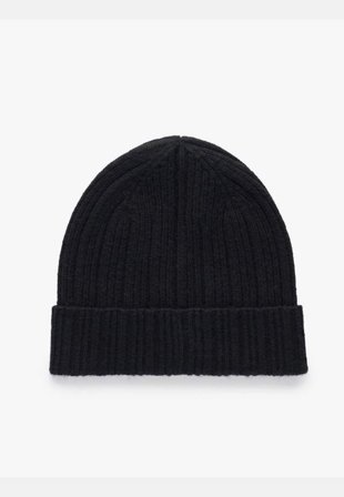 John Henric Cashmere Beanie Accessoarer Herr Svart