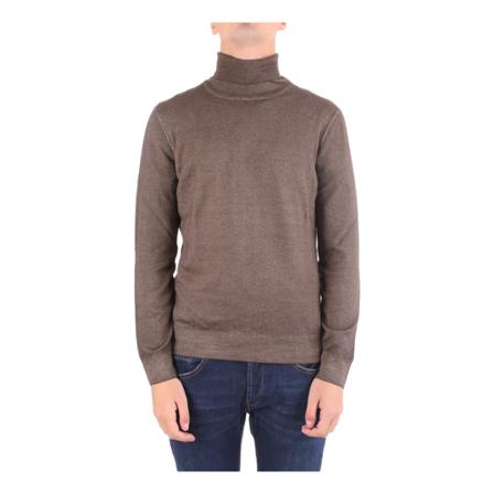 Tagliatore Turtlenecks brun, Herr Stickade tröjor, Herr, Storlek: 3XL
