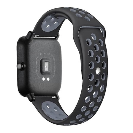 20mm Dual Color Silikon Smart Watch Band för Huami Amazfit GTS