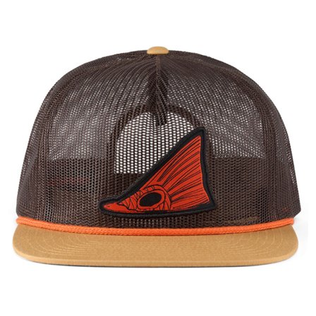 Grundéns Tailing Red Mesh Trucker Dark Brown/Whiskey