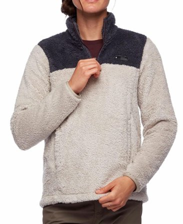 Black Diamond Roadie Quarter Zip Fleece Wmns Dune-Carbon