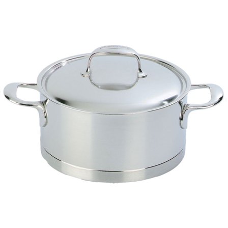 Demeyere Atlantis Gryte med Lokk 18 cm 2,2 l' - 'Stål