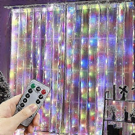 3M 4M 6M USB Gardin Garland Festong LED Lys Julelys Juledekorasjoner 2024 Høytids Bryllup Dekorativ