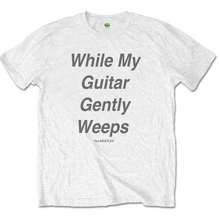 The Beatles Unisex Adult My Guitar Gently Weeps Back Print T-Sh