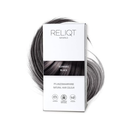 RELIQT Naturlig Hårfärg Svart 100g