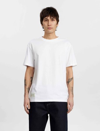 Anerkjendt Akkikki S/S Tee Noos - Gots - White - S