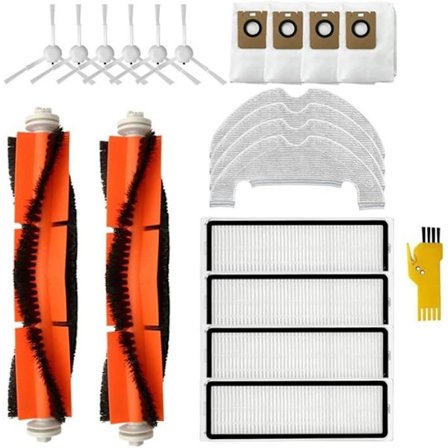 VUSZR Ersättningstillbehörssats för Dreame Bot Z10 Pro D10 Plus L10 Plus 20 Pa Robotdammsugare BORSTE OCH DAMMSUGARTILLBEHÖR