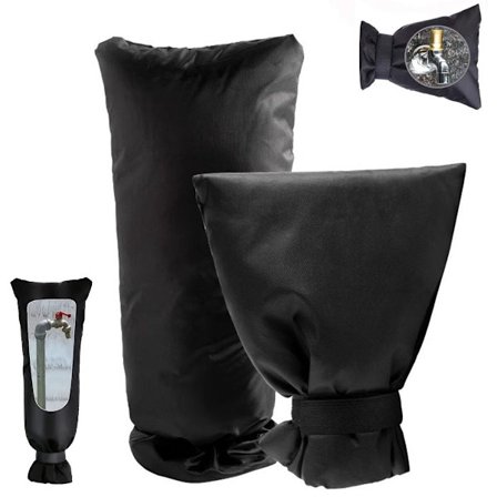 2x Frostbeskyttelsesdæksel til vandhane - 50*20cm 20*15cm - Udendørs vandhanebeskyttelsesdæksel - Udendørs vandhane - Frostbeskyttelse - 