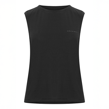 Röhnisch Cropped Linne Svart