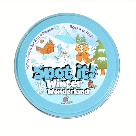 Spot It Klassisk Kortspil til Familiens Rejse Aften, Fest Spil Snemand