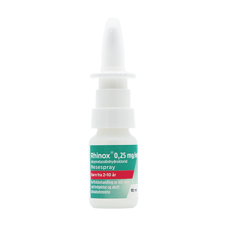Rhinox Nesespray 0,25mg/ml, 10 ml