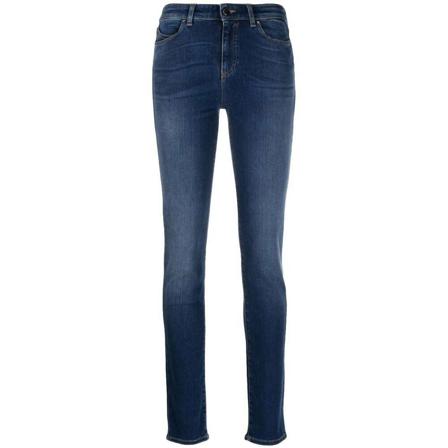 Emporio Armani, Slim-fit Jeans Blauw, Dames, Maat:W29