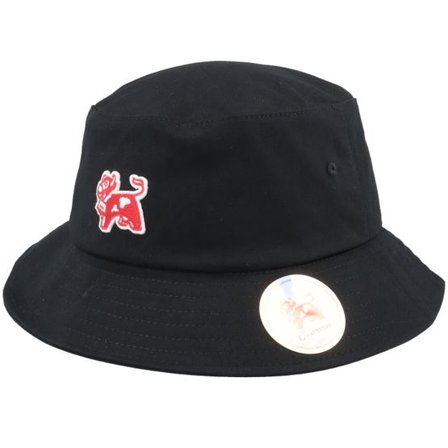 Hatstore - Svart bucket Hatt - Arla Tiny Logo Black Bucket @ Hatstore