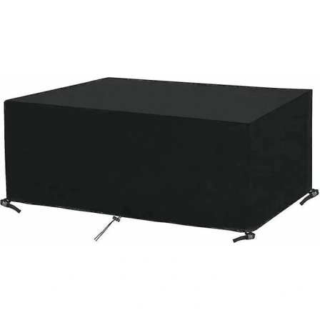 Suorakulmainen puutarhapöydän suojus ulkokalusteiden suojus vedenpitävä puutarhakalusteiden suojus vedenpitävä pressu Oxford-kangasta (170 x 94 x 71 