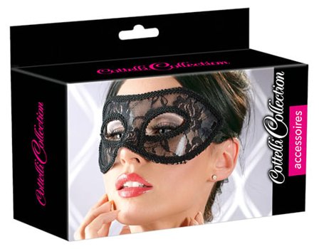 Cottelli Collection: Lace Mask - Vuxen.dk: Lingeri & undertøj