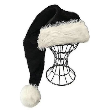 Svart Tomteluva - Svart och Vit Jul Julhatt Paket 1 st