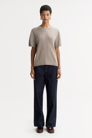 Soft Goat - Oversized t-shirt - XL - Greige