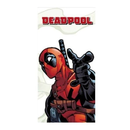 Deadpool Finger Gun Badhandduk, Strandhandduk 70x140 cm (Snabbtorkande)