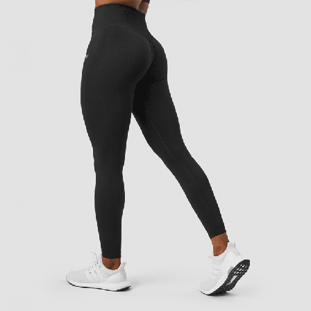 ICANIWILL Define Seamless Scrunch Tights, Black
