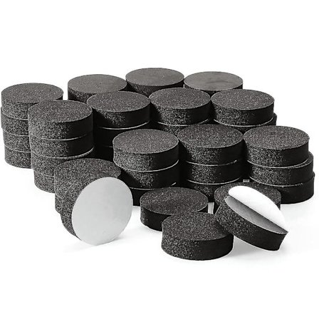 48 stk. Plantepotteføtter Hevere Naturgummi Blomsterpottematte Usynlige Potteføtter (CA)