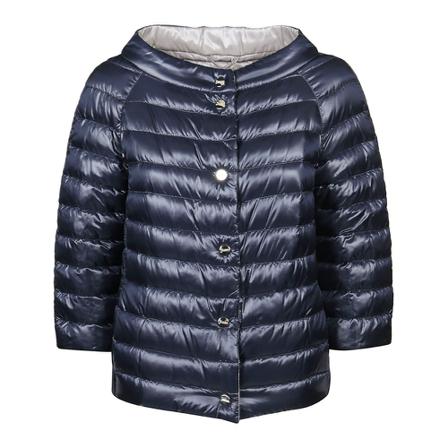 Herno, Down Jackets Niebieski, Kobieta, Rozmiar: L