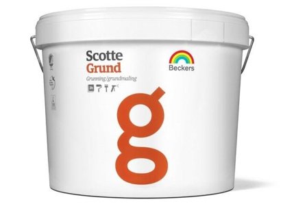 Beckers Grundfärg, Scotte Grund , 10L, Vit, Färg & tapeter