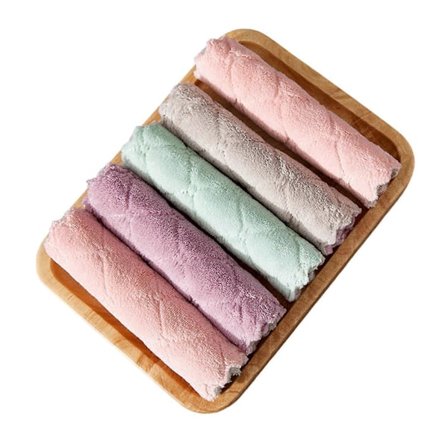 10 stk Kjøkkenhåndklær Super Myke Ikke-Slipende Mikrofiberkluter for Kjøkken Møbler Toalett