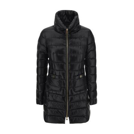 Herno, Maria Coat Czarny, Kobieta, Rozmiar: XL